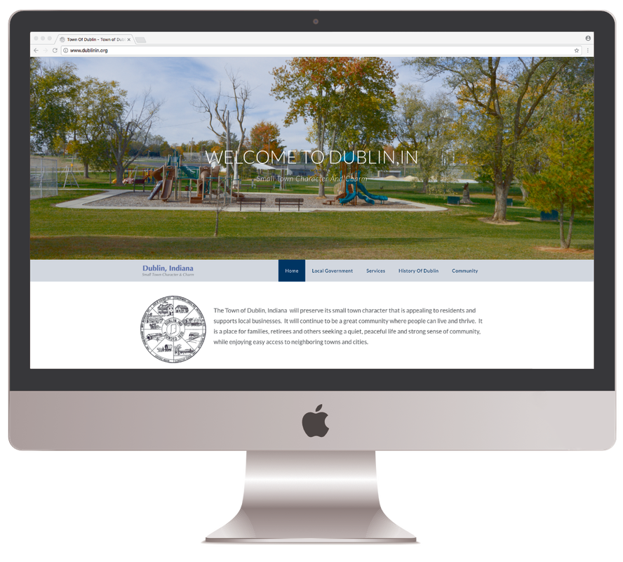 RBA Web Design, Website for Dublin Indiana